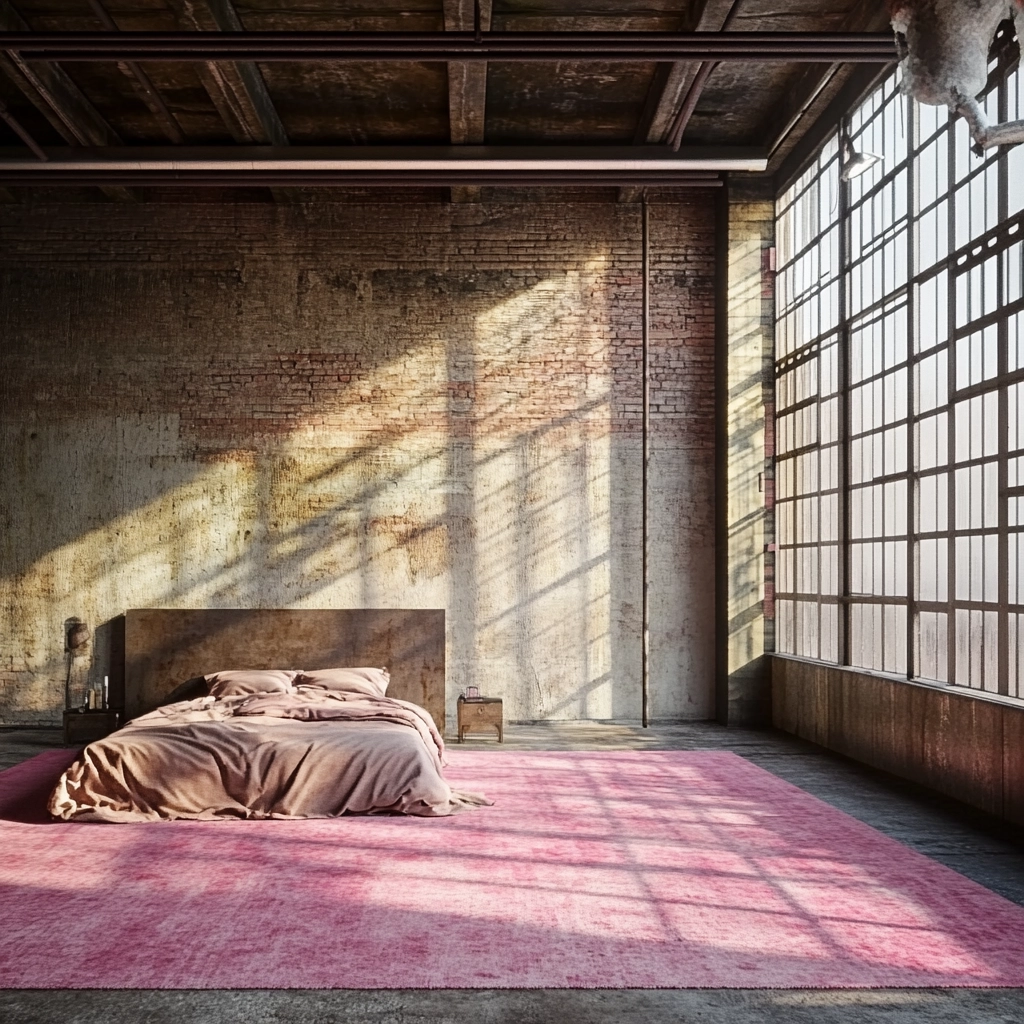 pink carpet bedroom 38