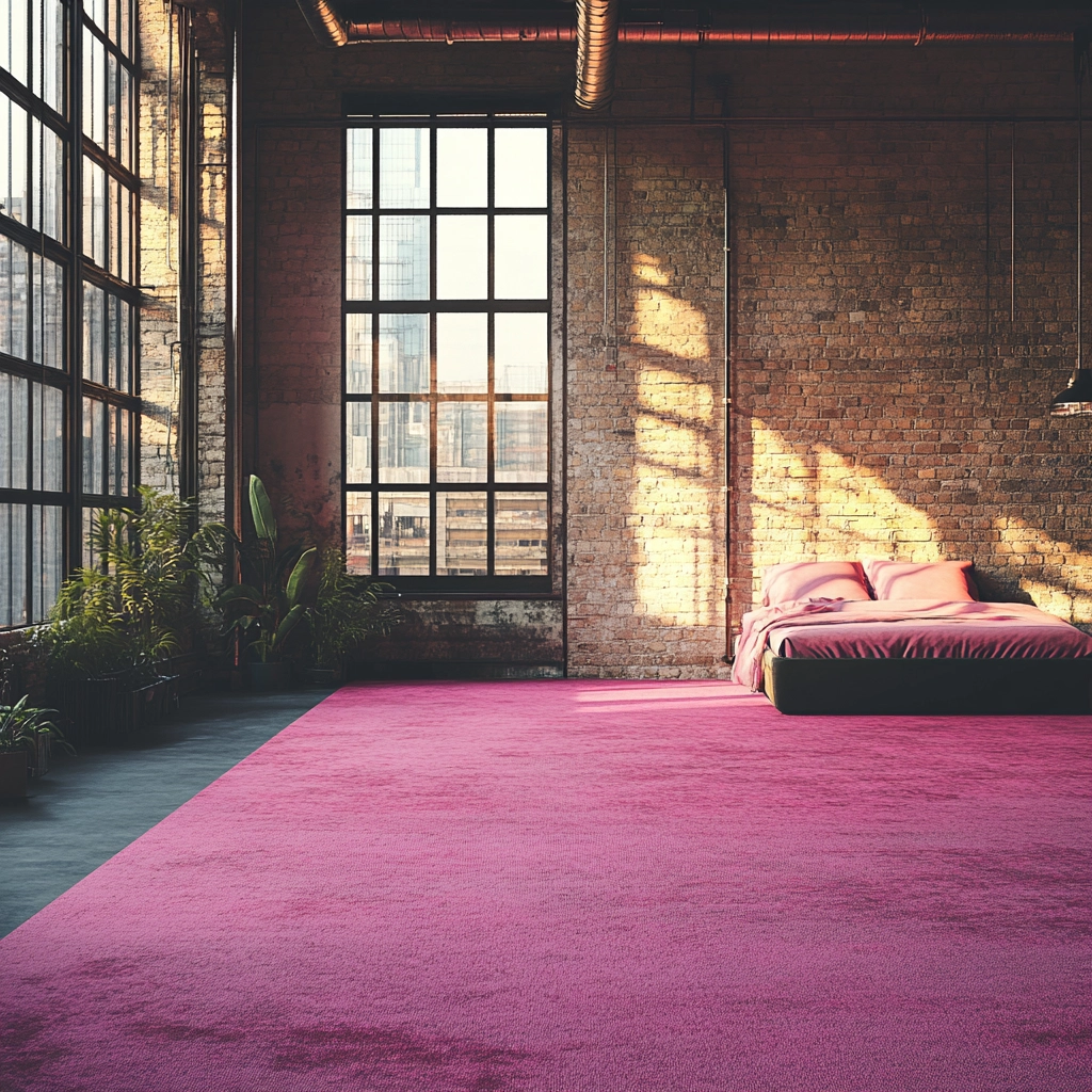 pink carpet bedroom 39