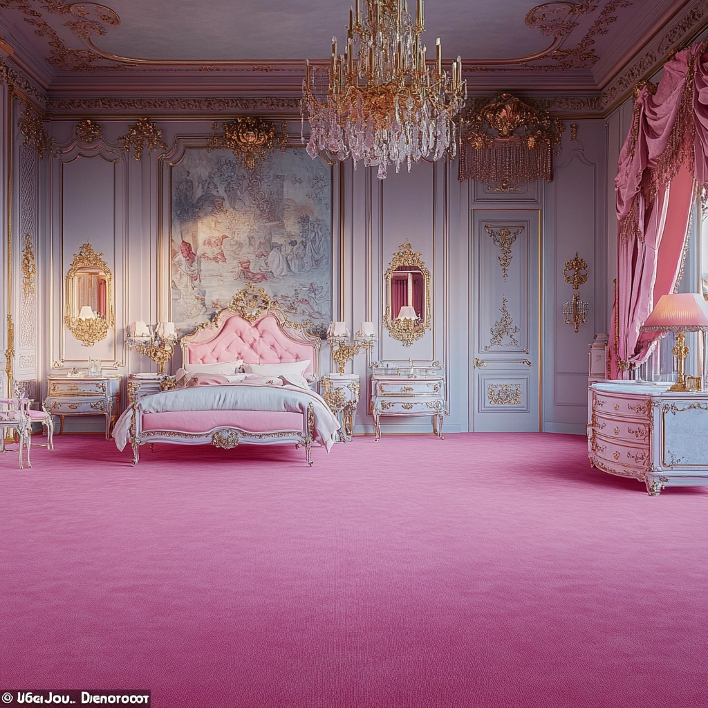 pink carpet bedroom 41