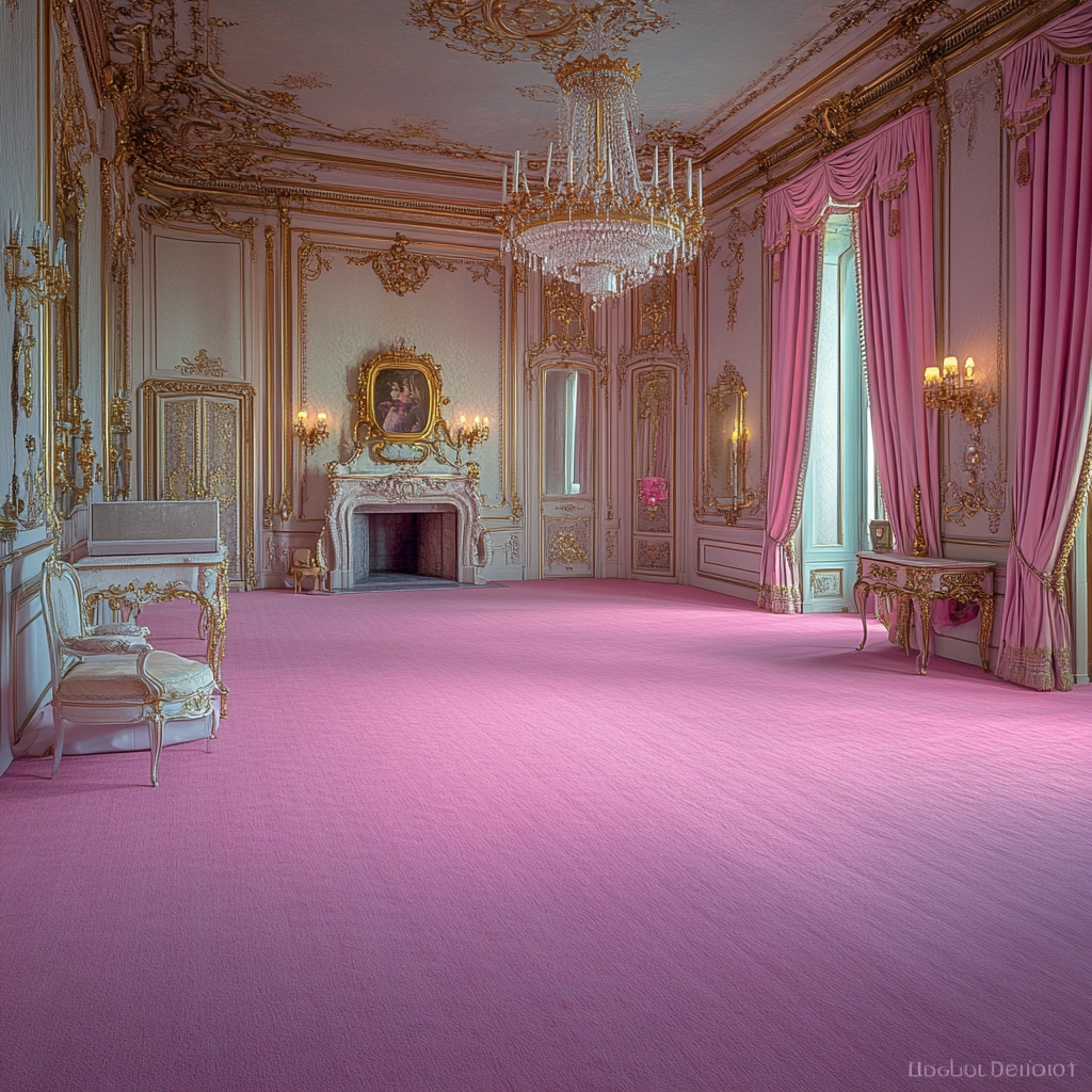 pink carpet bedroom 43