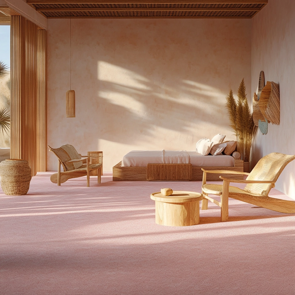 pink carpet bedroom 46