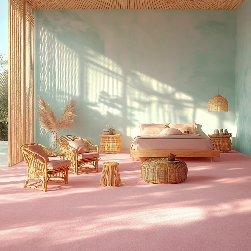 pink carpet bedroom 47