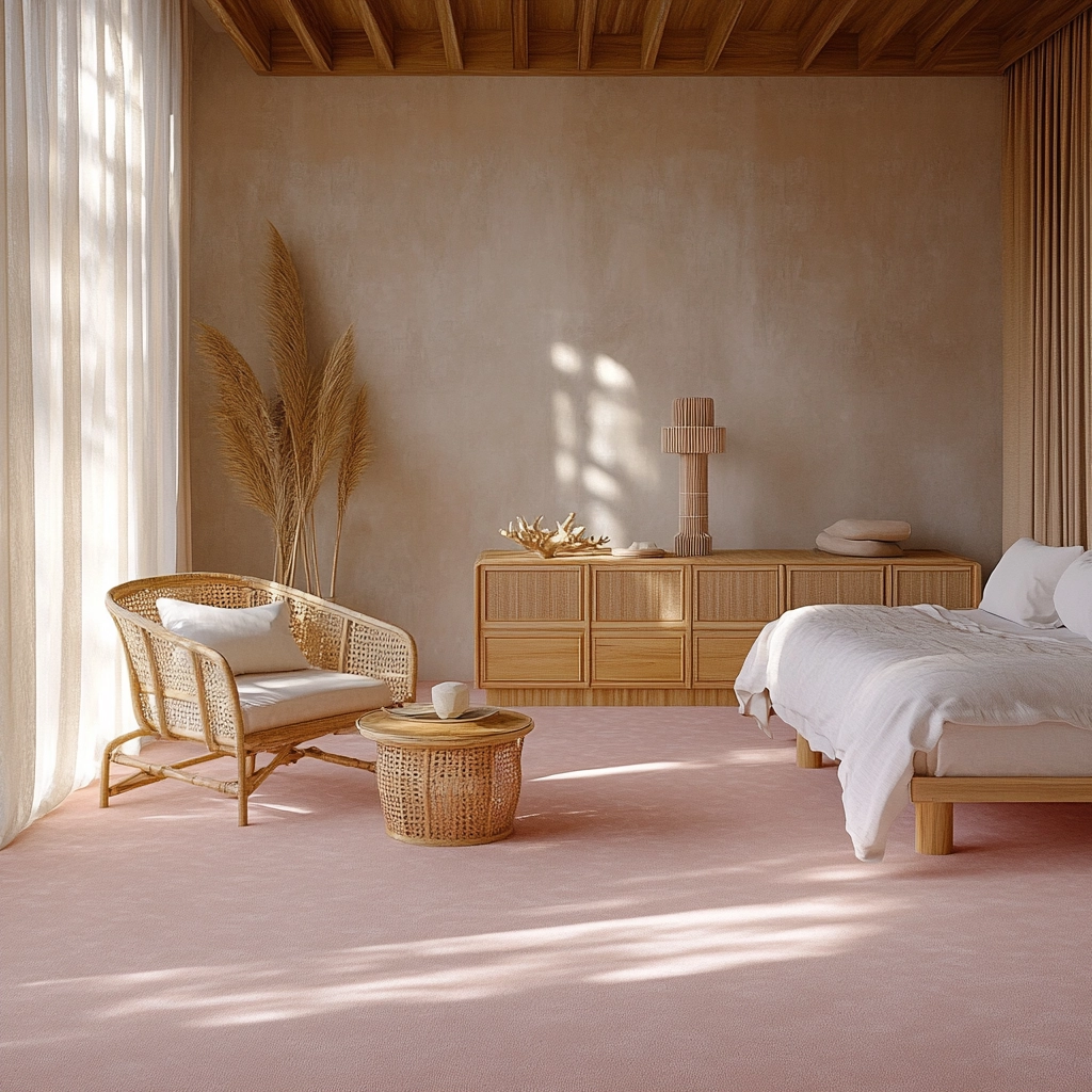 pink carpet bedroom 48