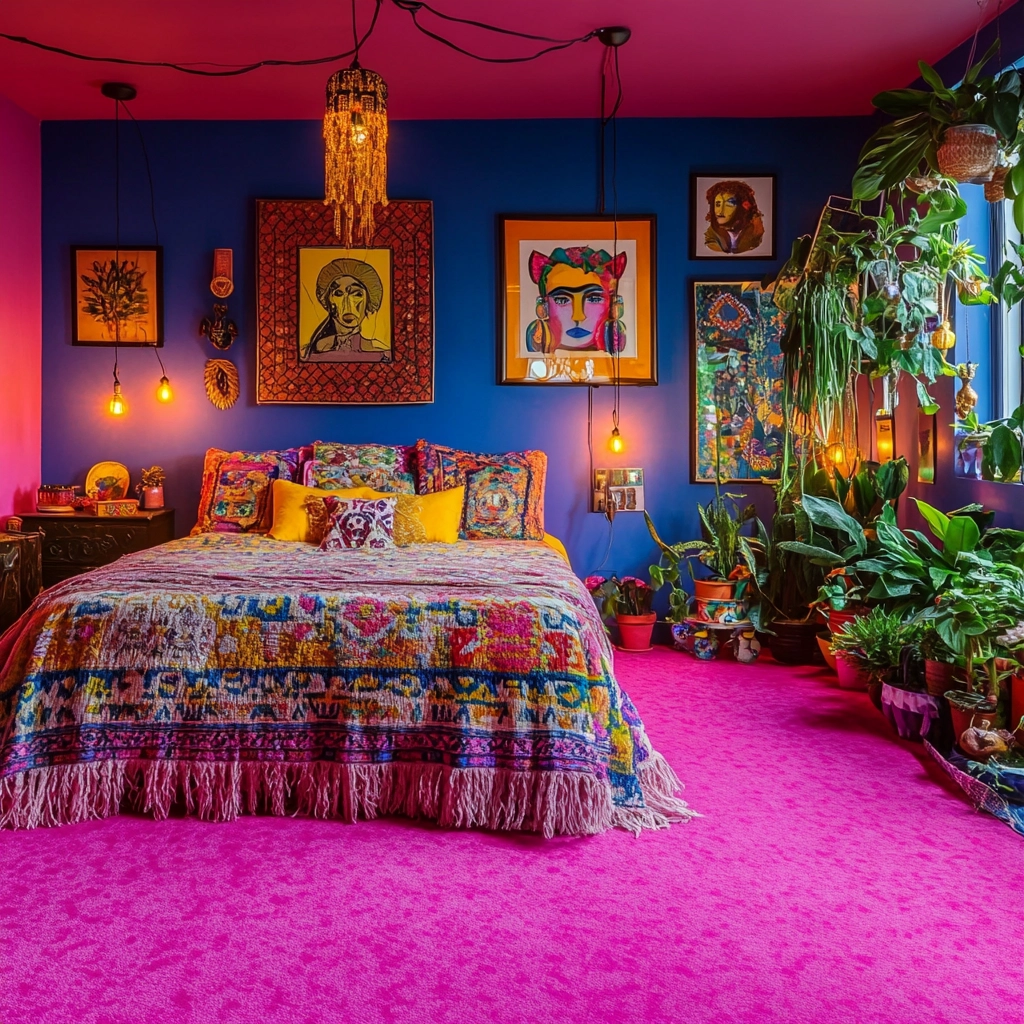 pink carpet bedroom 50