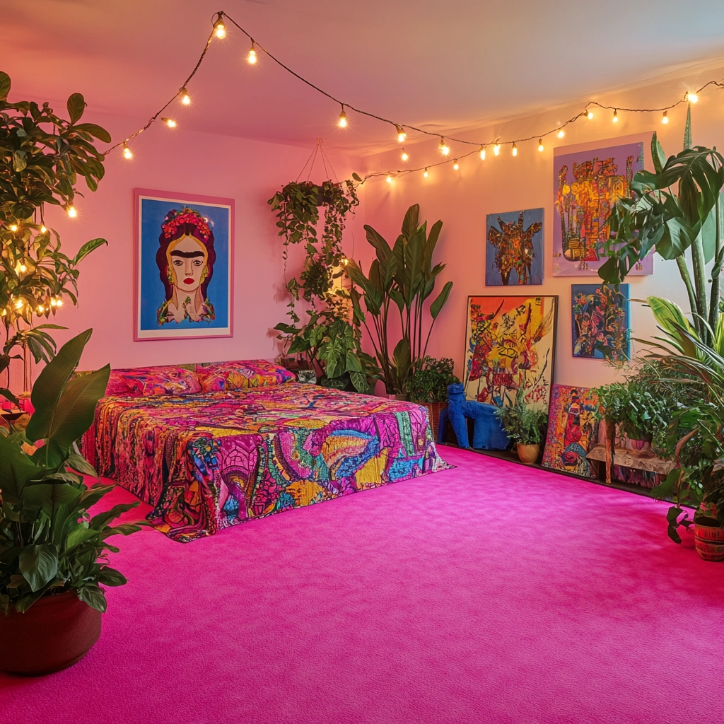 pink carpet bedroom 51