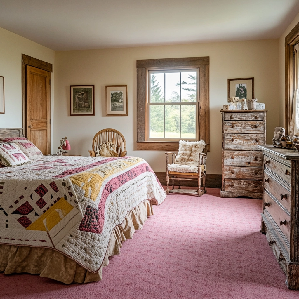 pink carpet bedroom 53