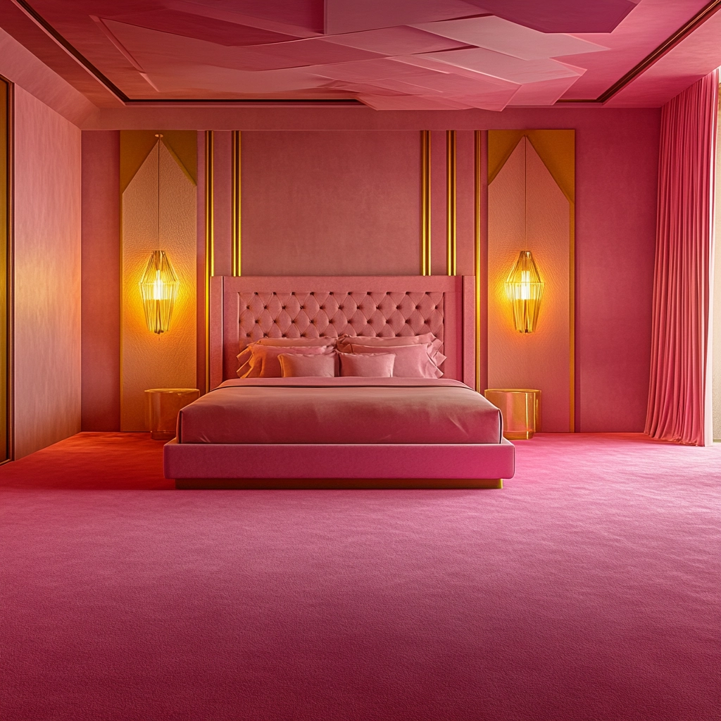 pink carpet bedroom 59