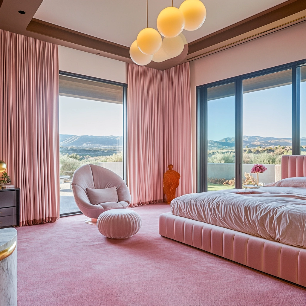 pink carpet bedroom 62