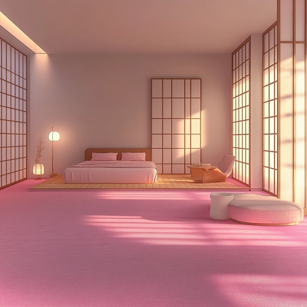 pink carpet bedroom 77