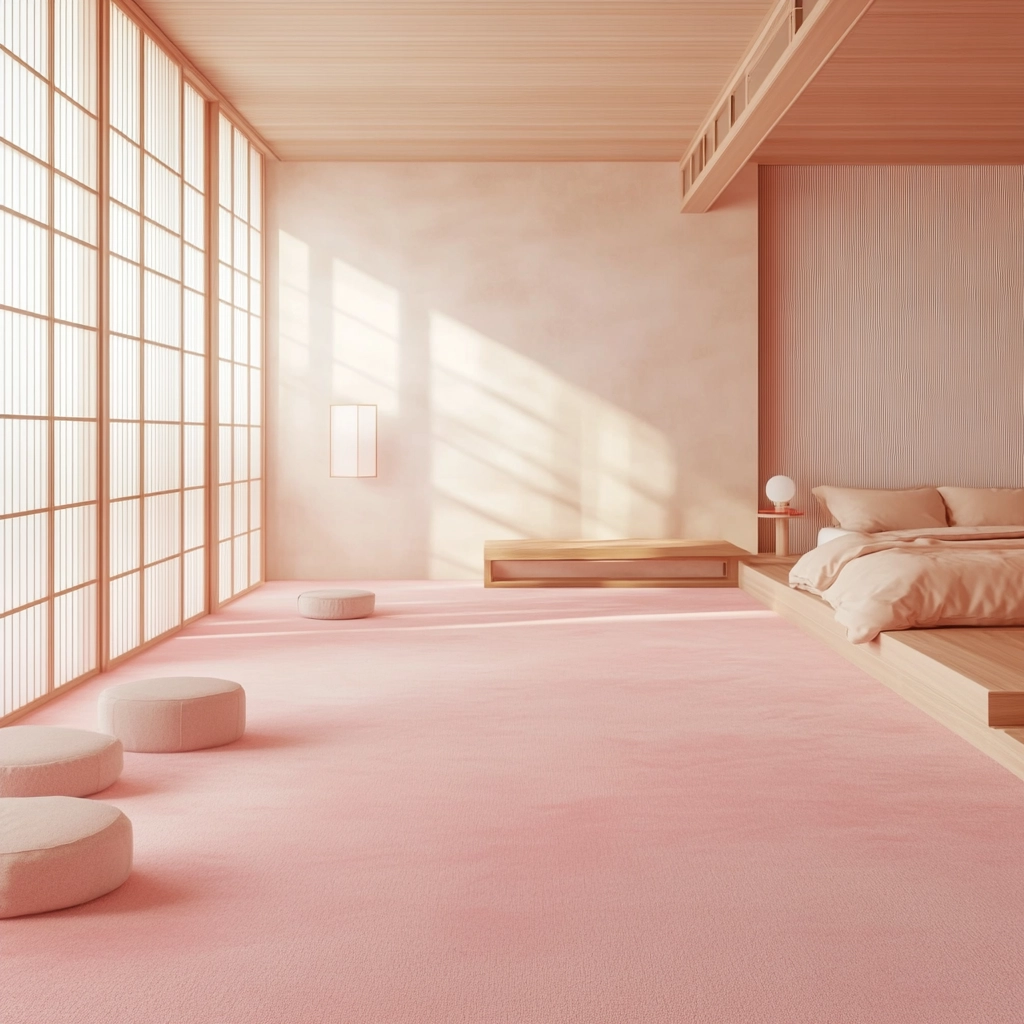 pink carpet bedroom 79