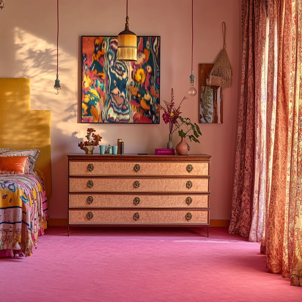 pink carpet bedroom 8