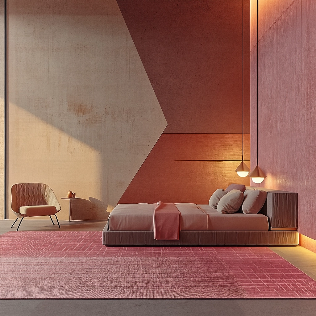 pink rug bedroom 10