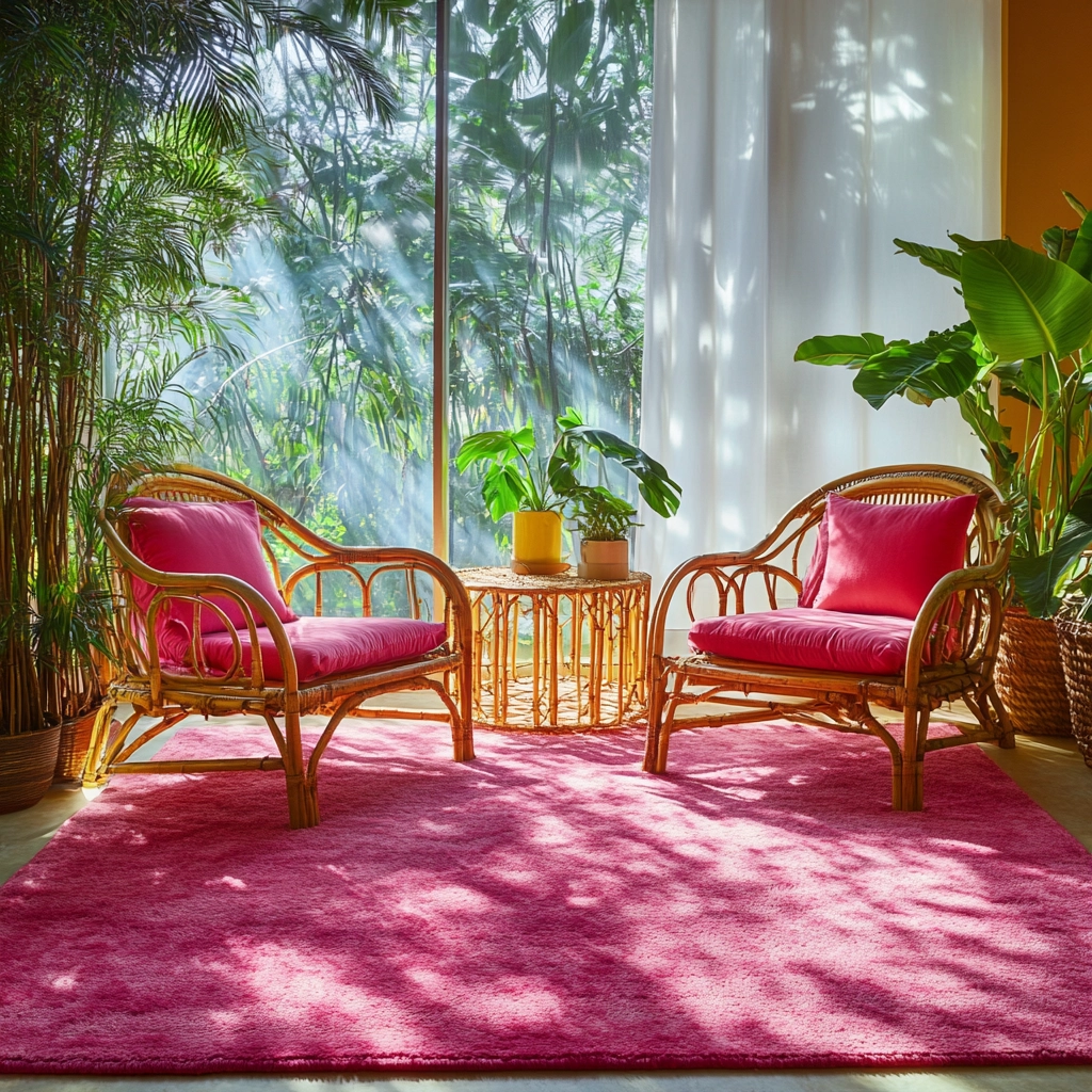 pink rug bedroom 23