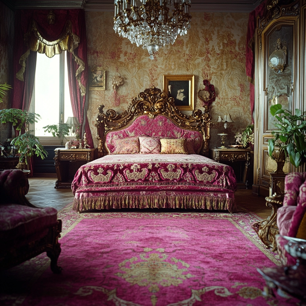 pink rug bedroom 25