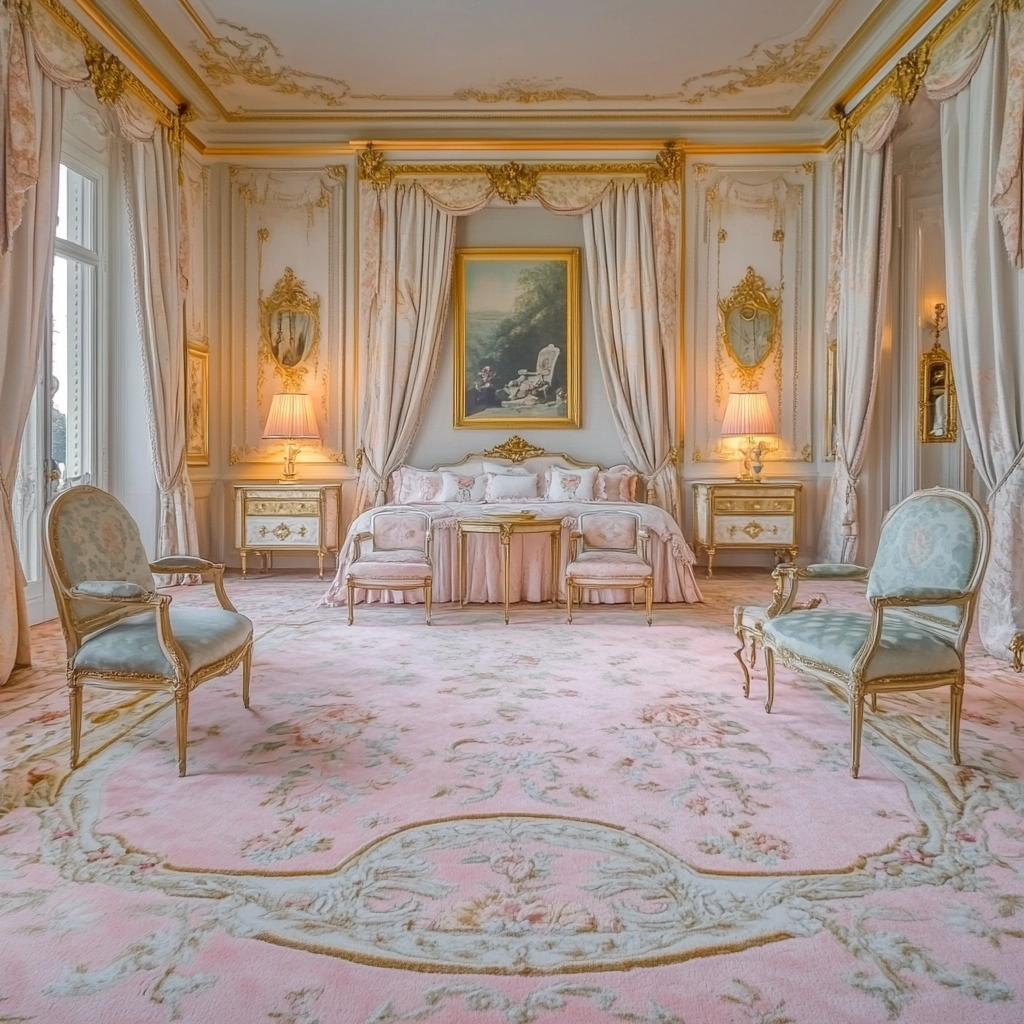 pink rug bedroom 32