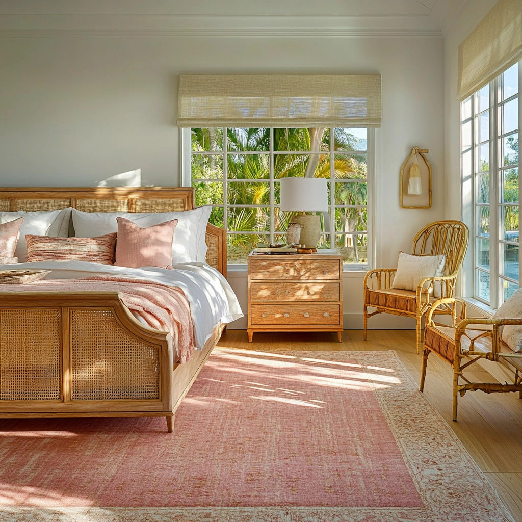 pink rug bedroom 35