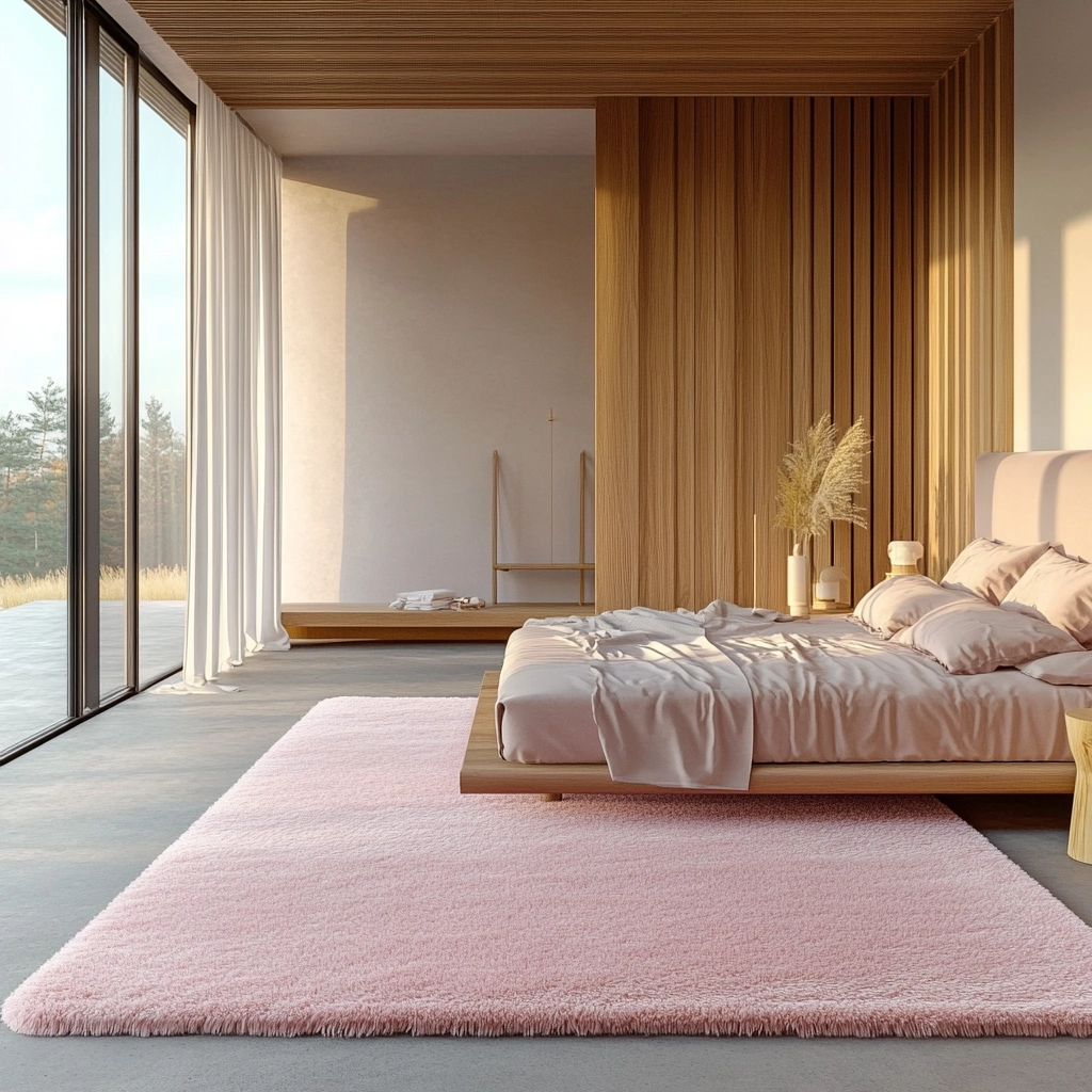 pink rug bedroom 4