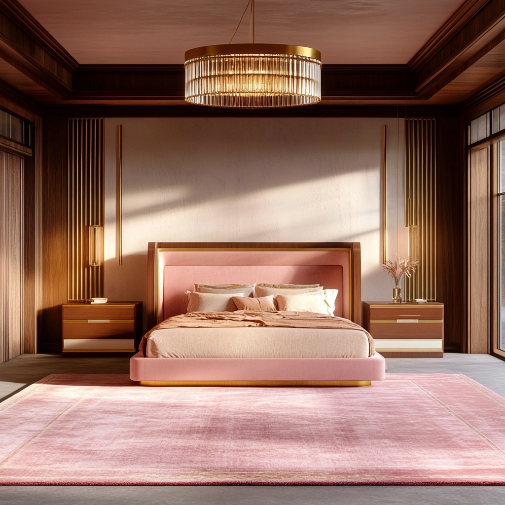 pink rug bedroom 47