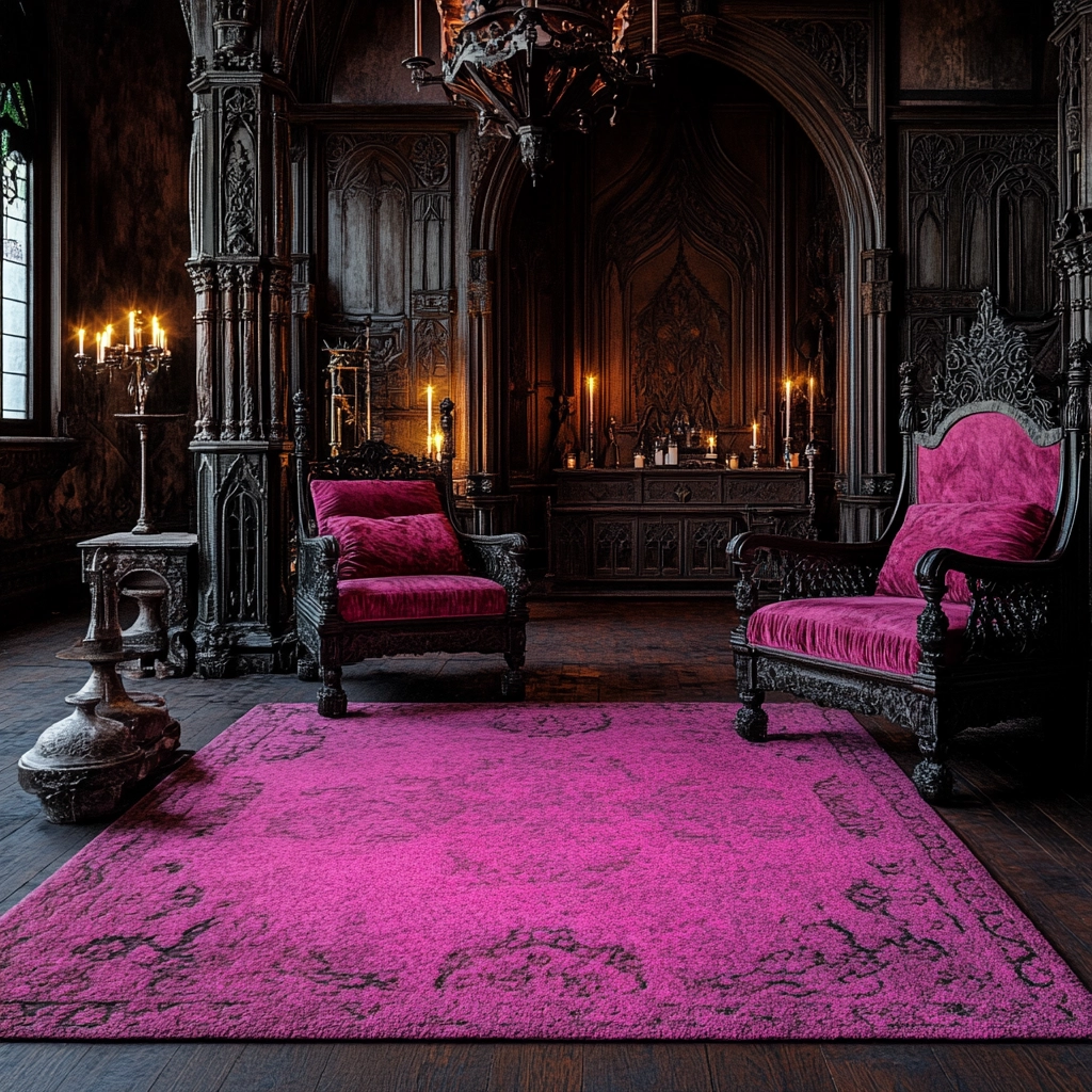pink rug bedroom 49