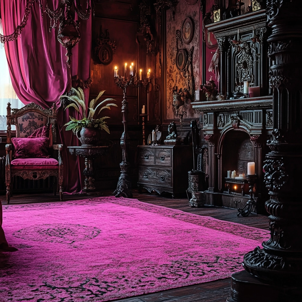 pink rug bedroom 52