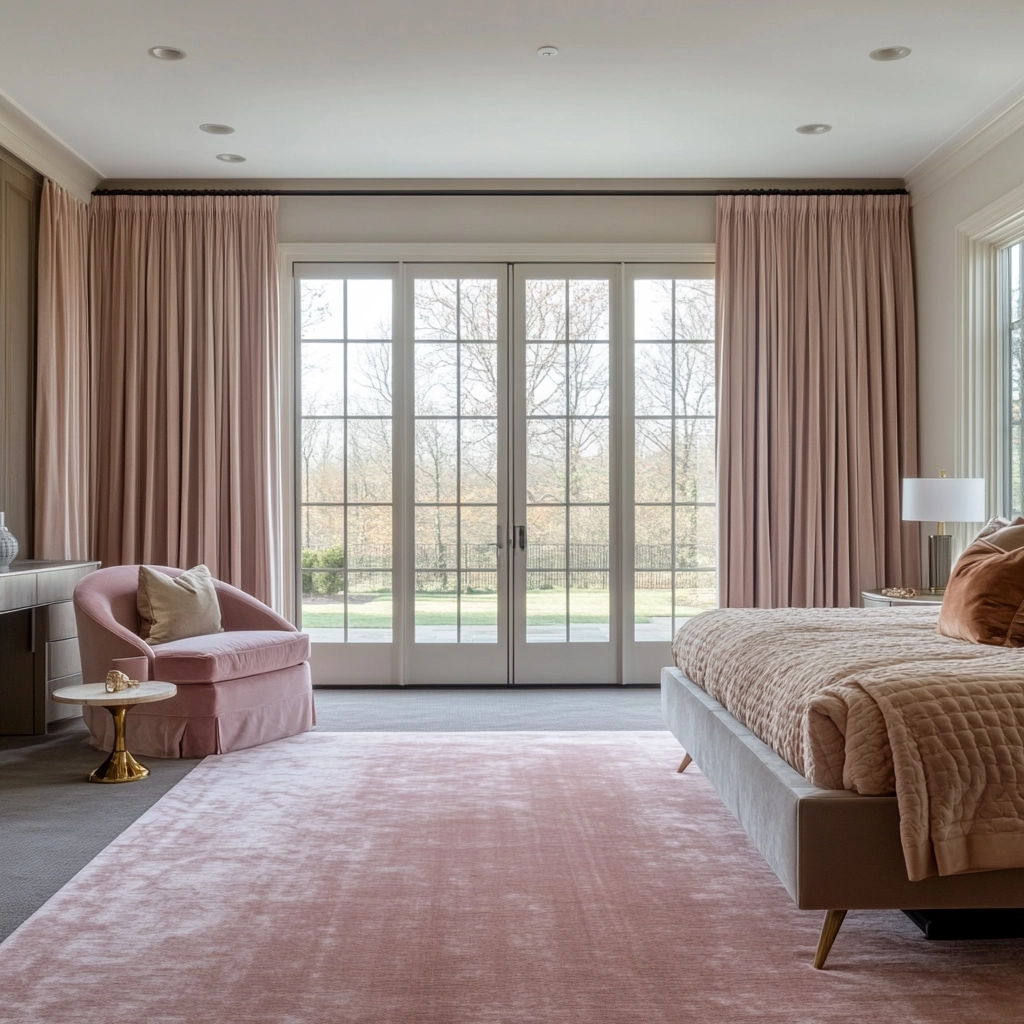 pink rug bedroom 56