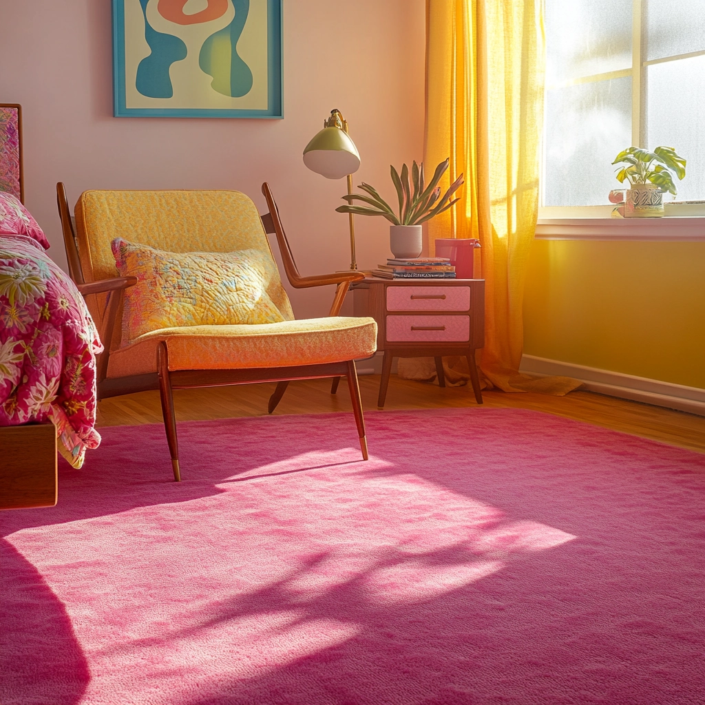 pink rug bedroom 67