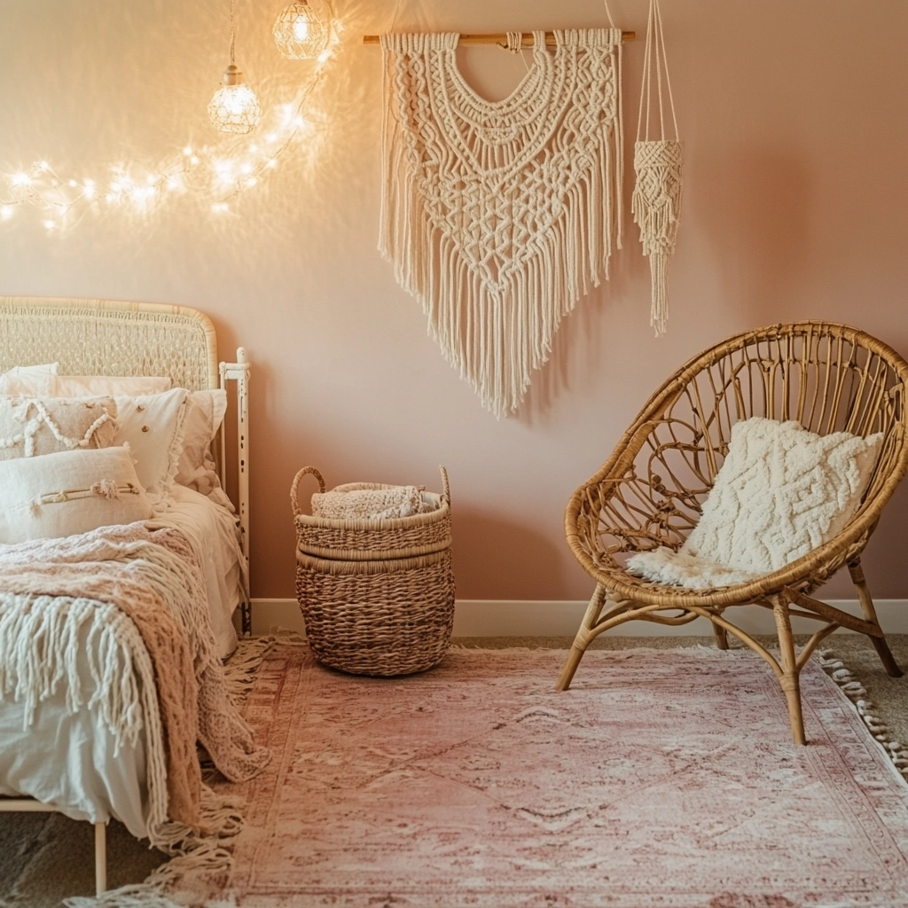 pinky beige bedroom 10