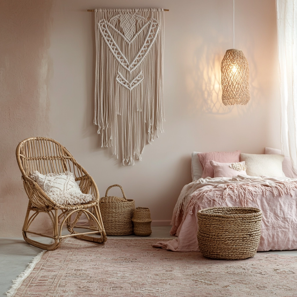 pinky beige bedroom 12