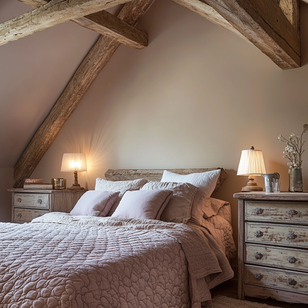 pinky beige bedroom 22