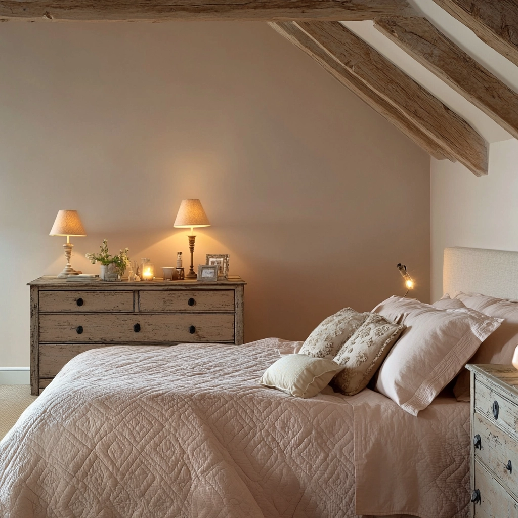 pinky beige bedroom 23