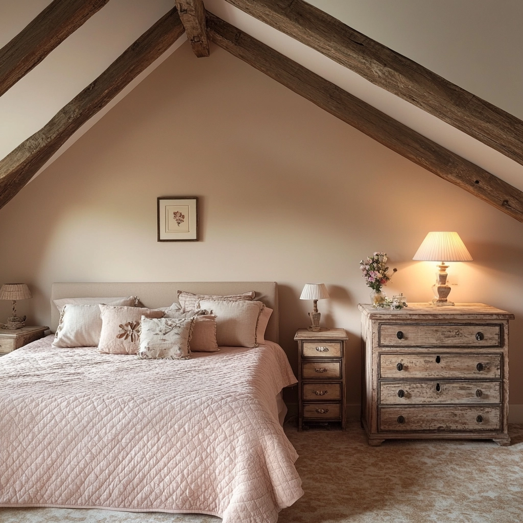 pinky beige bedroom 24