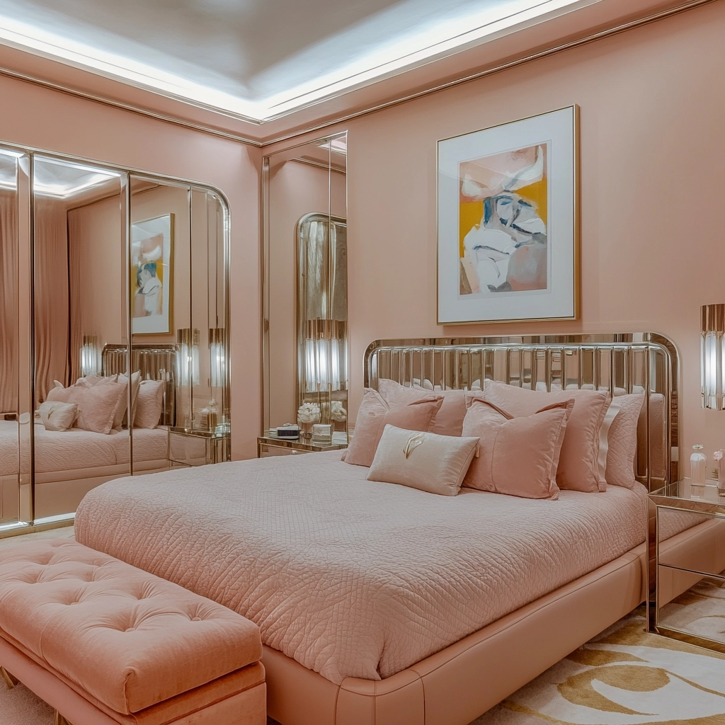 pinky beige bedroom 27