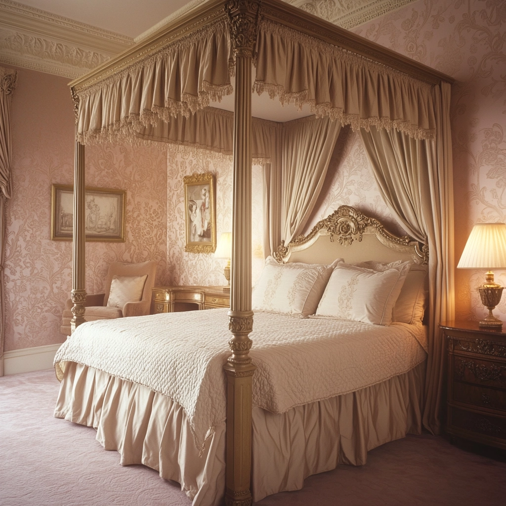 pinky beige bedroom 33