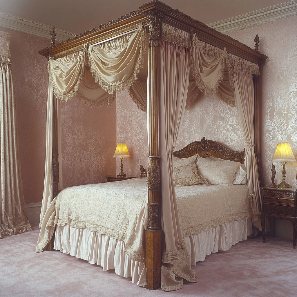 pinky beige bedroom 34
