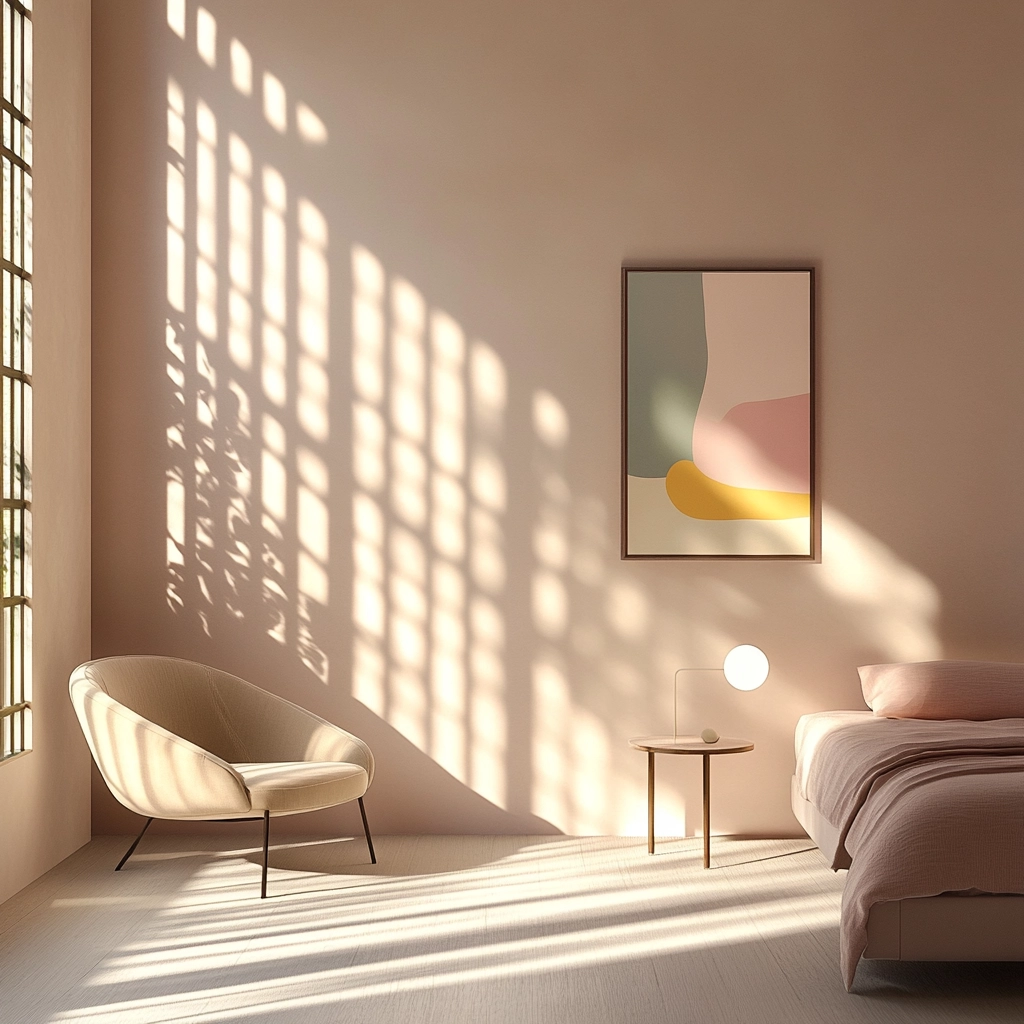pinky beige bedroom 37