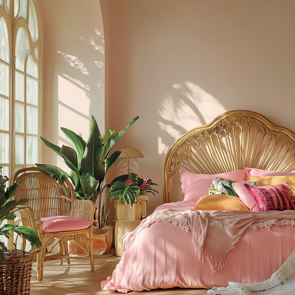 pinky beige bedroom 42