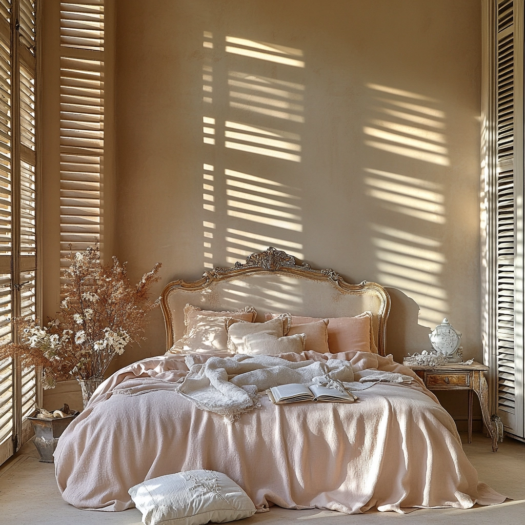 pinky beige bedroom 46