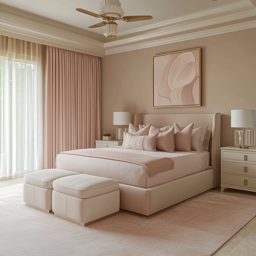 pinky beige bedroom 50