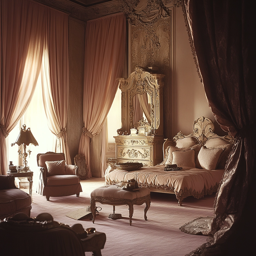 pinky beige bedroom 53