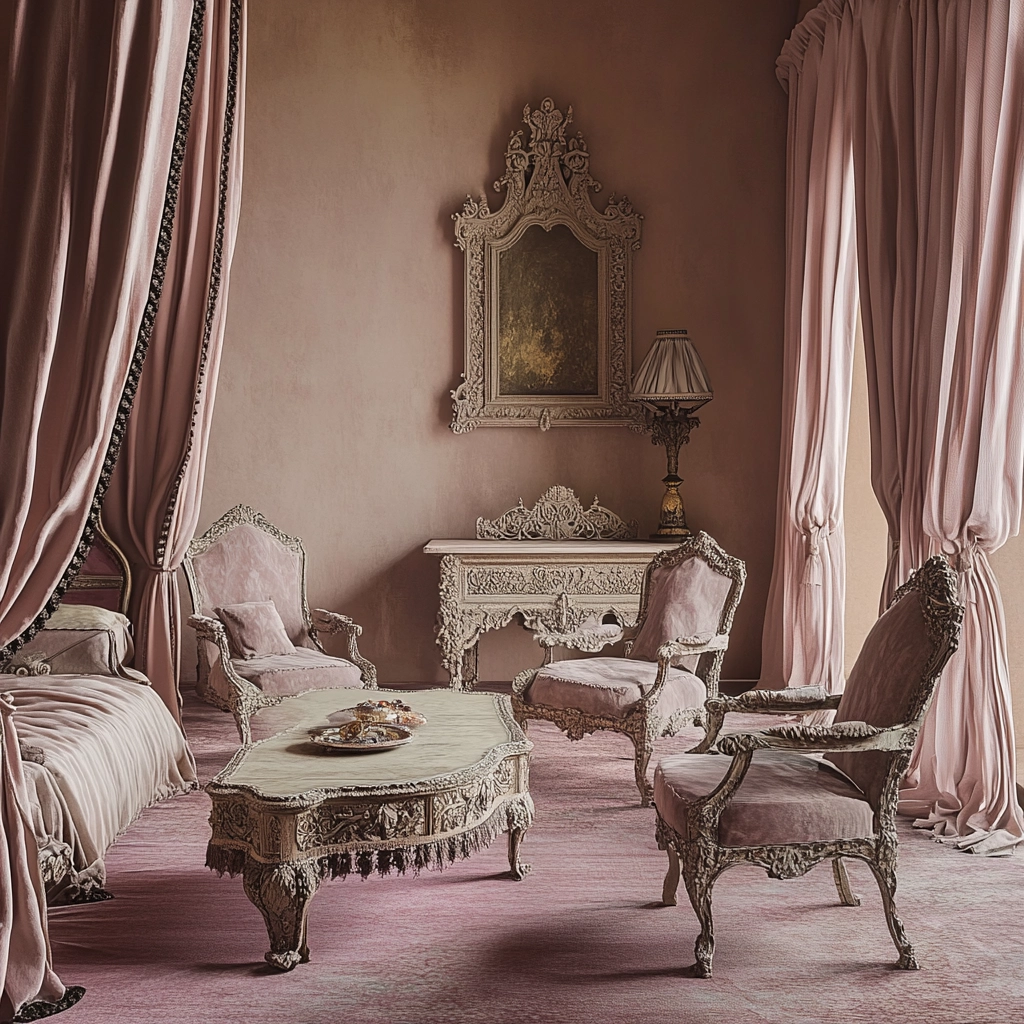 pinky beige bedroom 54