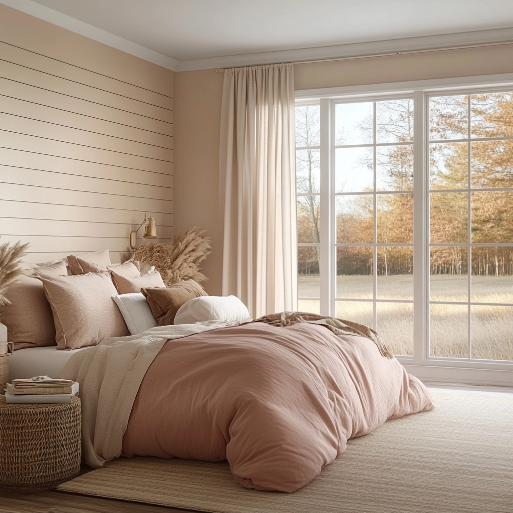 pinky beige bedroom 61