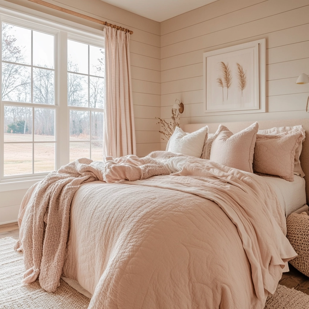 pinky beige bedroom 63