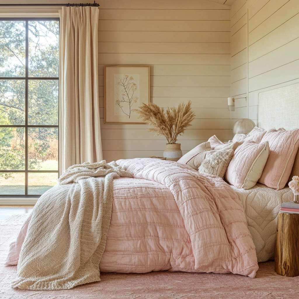 pinky beige bedroom 64