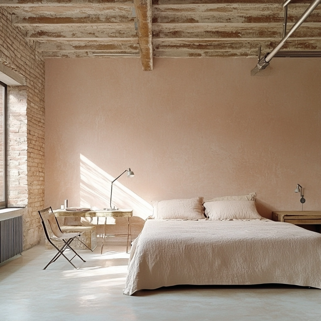 pinky beige bedroom 67