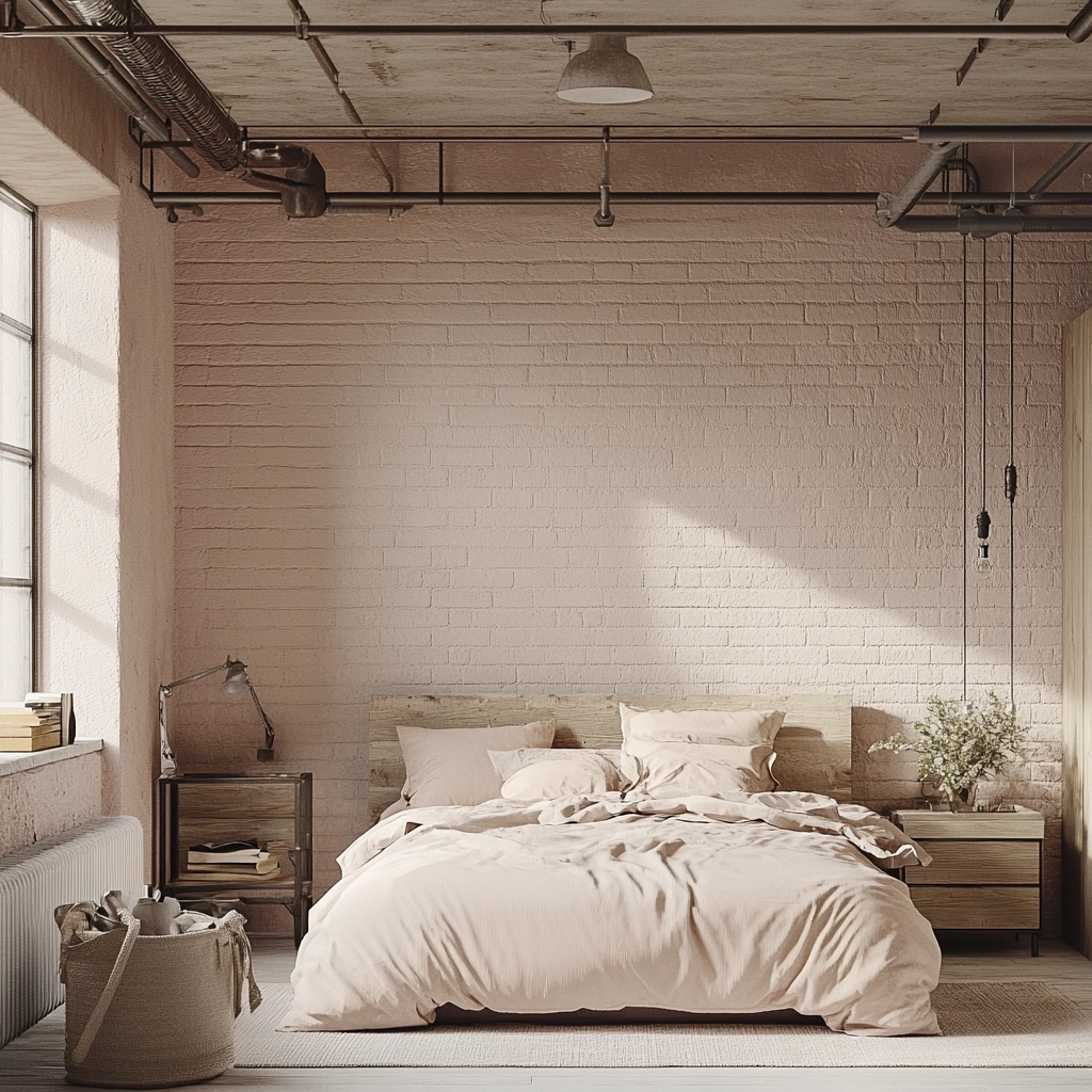 pinky beige bedroom 68