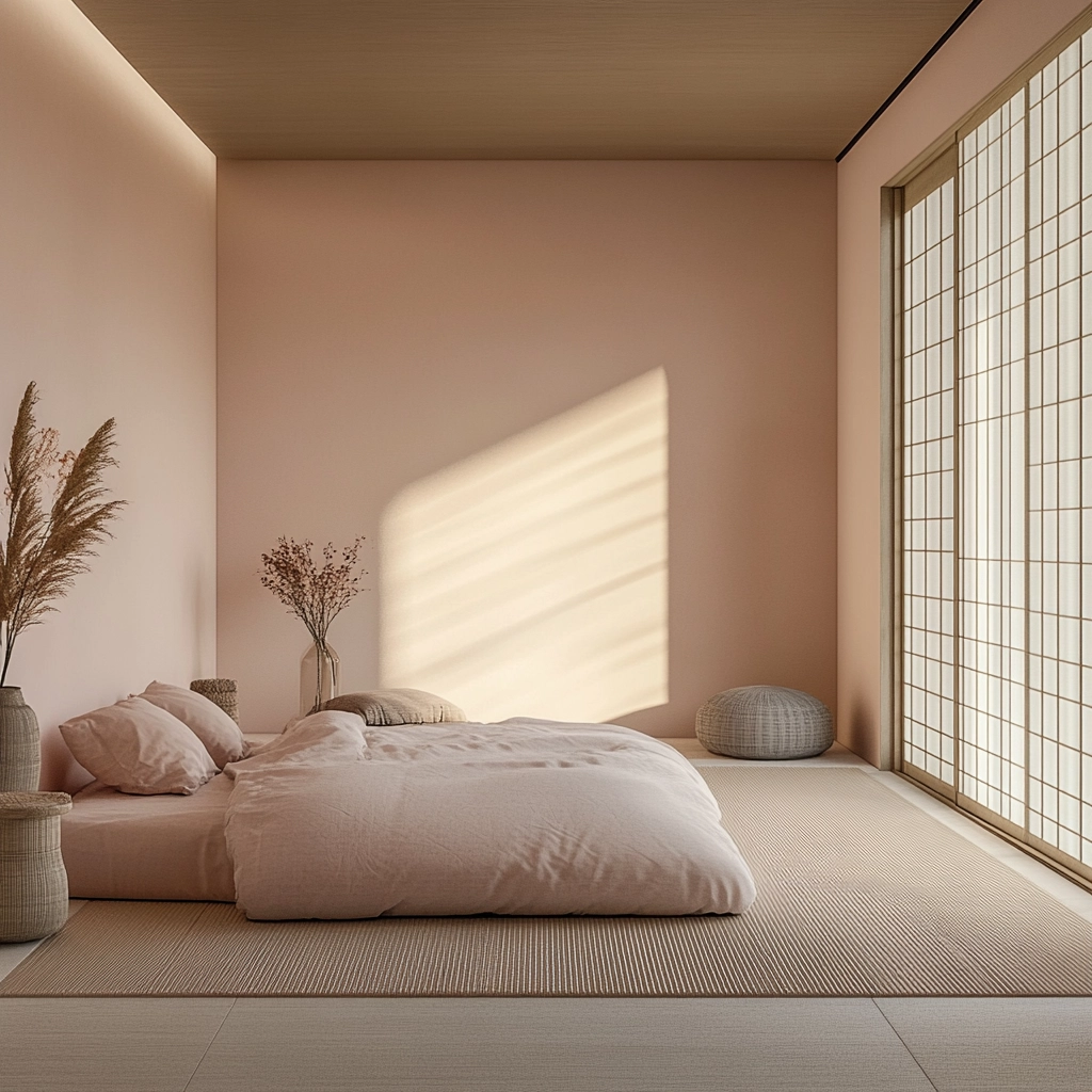 pinky beige bedroom 69