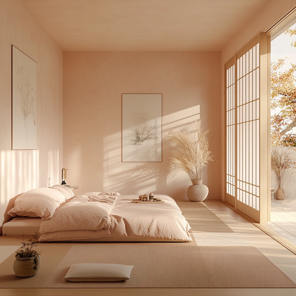 pinky beige bedroom 70
