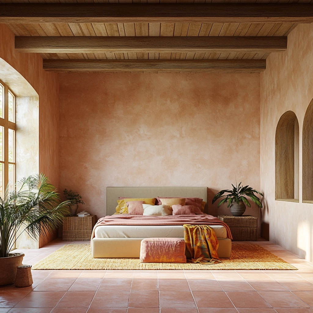 pinky beige bedroom 73