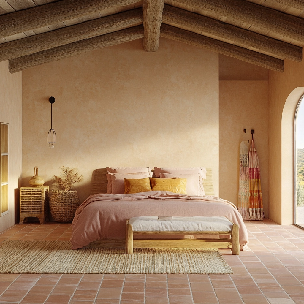 pinky beige bedroom 74
