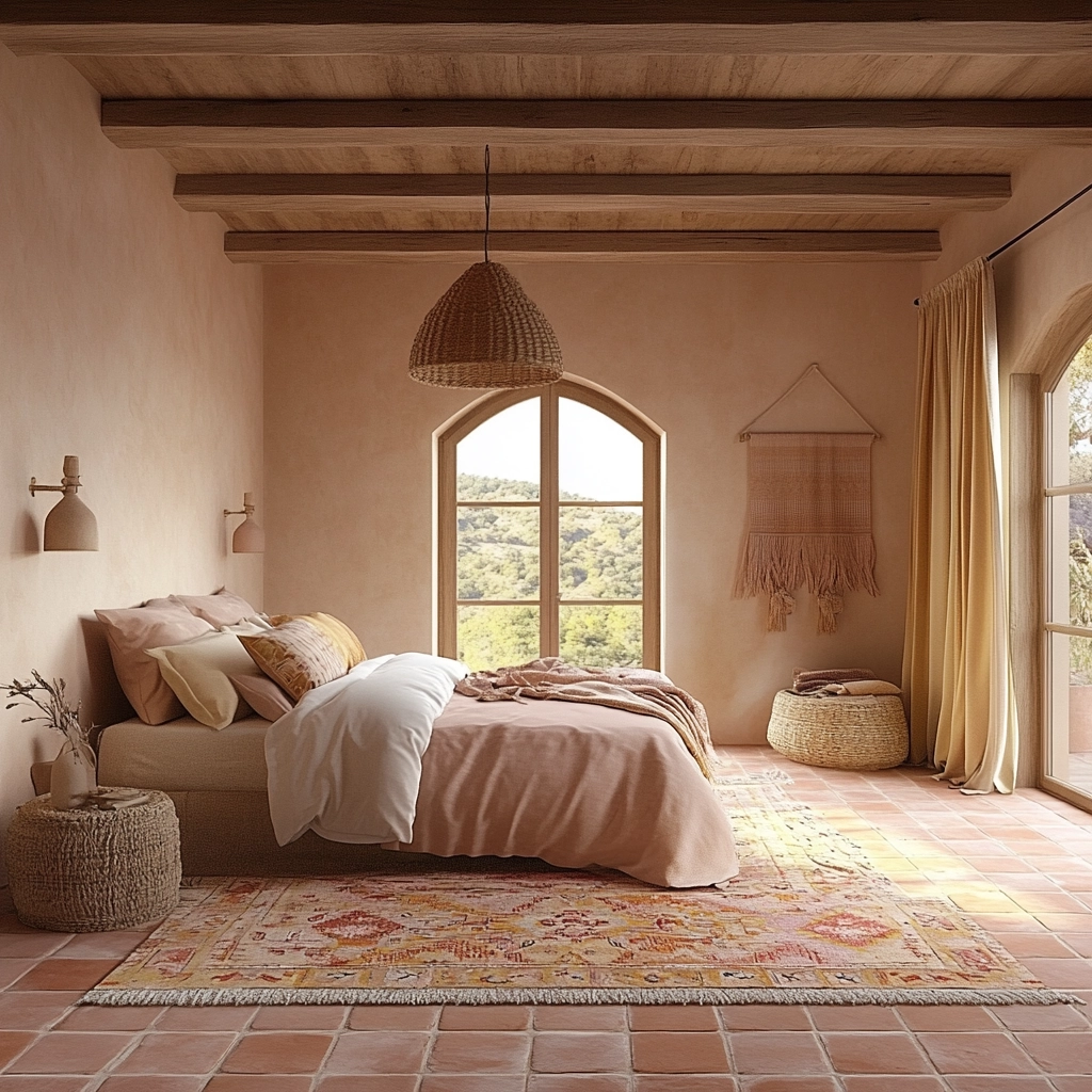 pinky beige bedroom 76